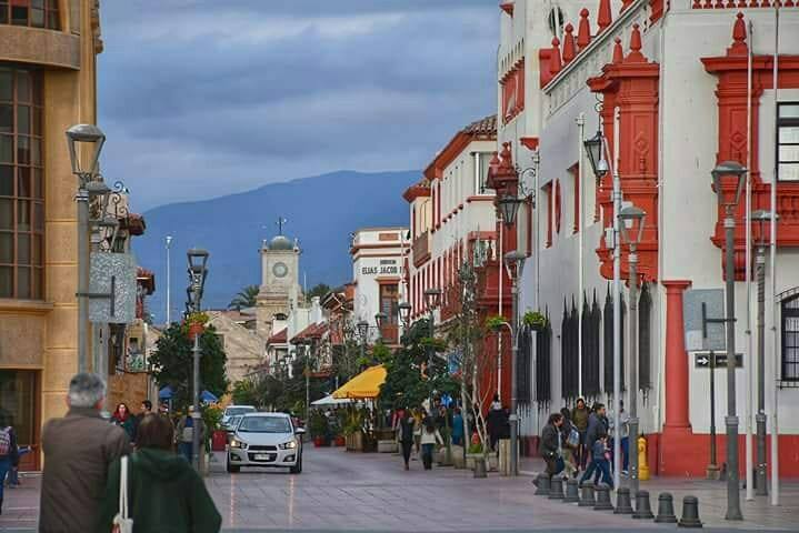 Calle Prat de la ciudad de La Serena