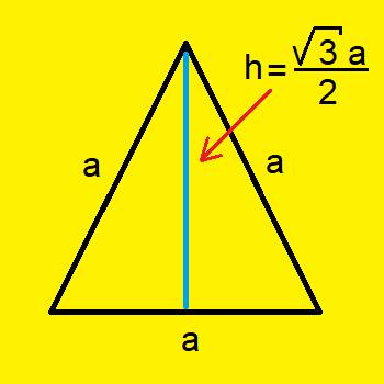 Gasto empleo Subordinar Calculadora para encontrar el área de un triángulo equilátero