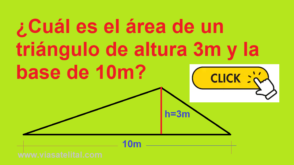 Calculadora para encontrar el área de un triángulo de base
