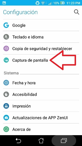 captura pantalla