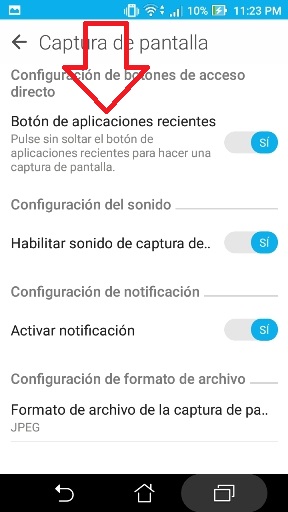 captura pantalla