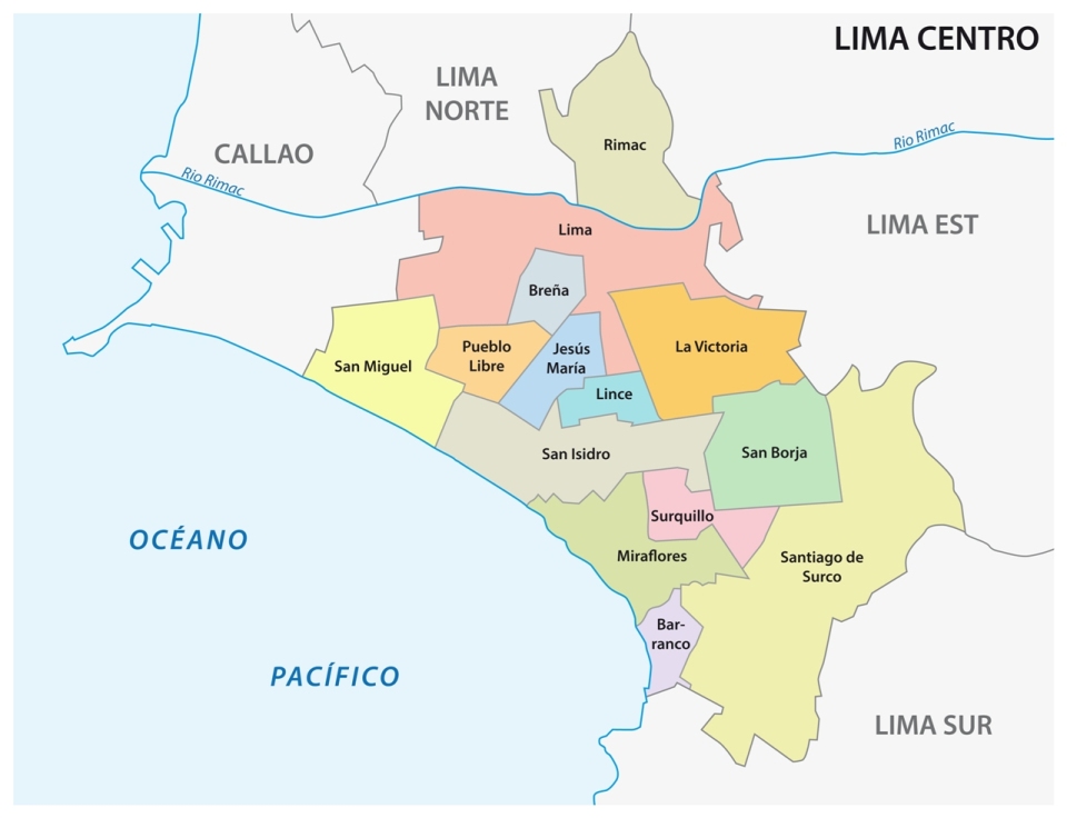 Santuario oriental Duplicar Vista Satelital de la Provincia Constitucional del Callao - Lima - Perú
