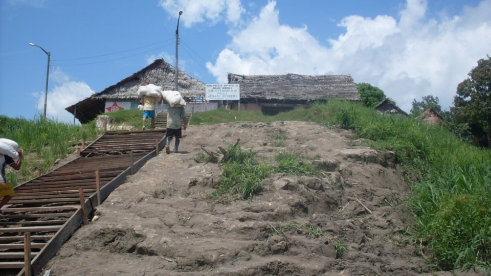 Vista Satelital de Jenaro Herrera Provincia de Requena Loreto en
