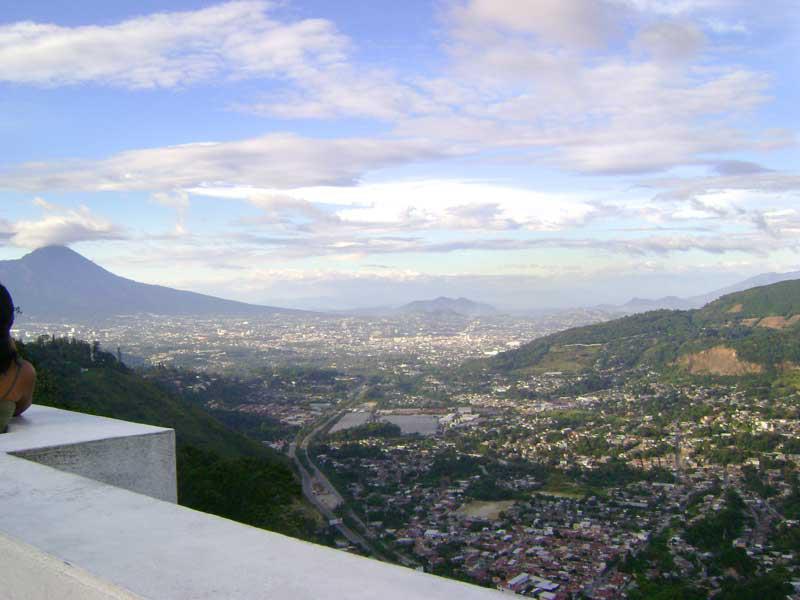 Vista Satelital de Mirador de Los Planes de Renderos - El Salvador.  Imágenes o mapas Via Satélite