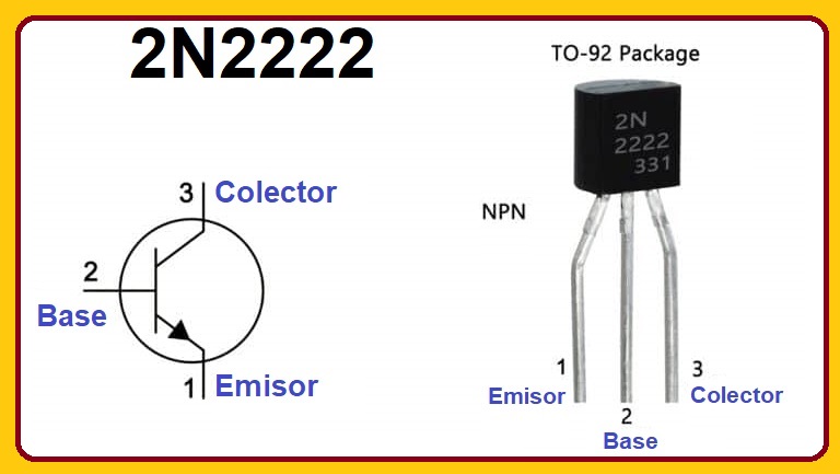 Luces intermitentes con Leds y transistor 2N2222